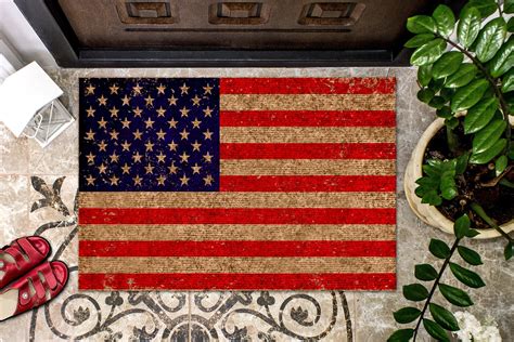 us flag doormat|american flag mat for doors.